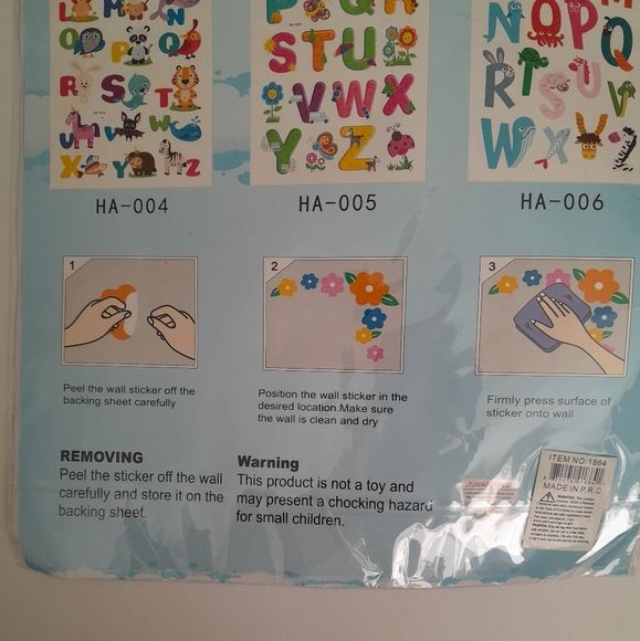 Room Decor  Wall Stickers NWT Size: OS Berifan - Picture 3 of 3